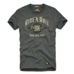 Tee-shirt homme Joe Bar Team vintage Ride'n Roll gris