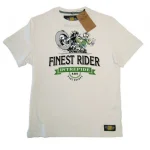 Tee-shirt homme Joe Bar Team Finest Rider blanc