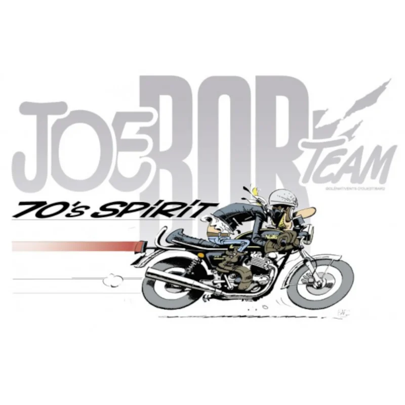 Tee-shirt homme Joe Bar Team Norton Spirit détail