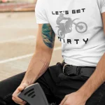Tee-shirt homme Let's Get Dirty blanc