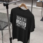 Tee-shirt motard Biker Lives Matter noir