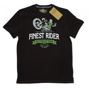 Tee-shirt homme Joe Bar Team Finest Rider noir