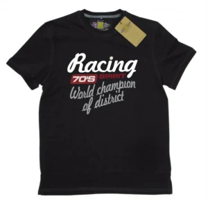 Tee-shirt homme Joe Bar Team vintage District noir